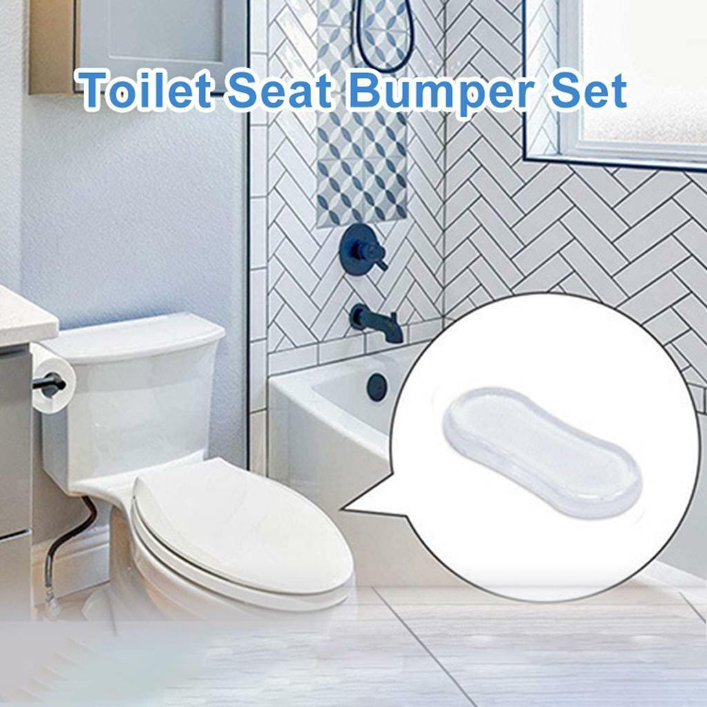 of 4 Bathroom Hardware Bidet Toilet Seat Lid Bumpers Buffer Attachment