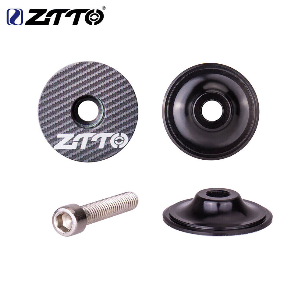 ZTTO MTB Bike Bowl Cover Bicycle Stem Top 28.6mm Fork Tube Headset Cap (C)
