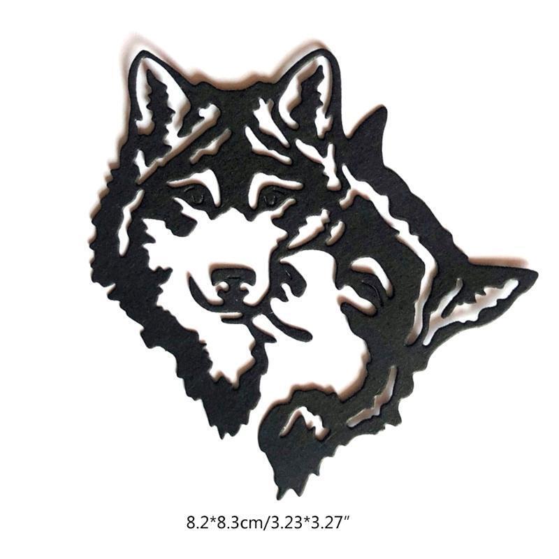 Christmas Wolf Metal Cutting Dies Stencil DIY Scrapbooking Album Paper Card Mold