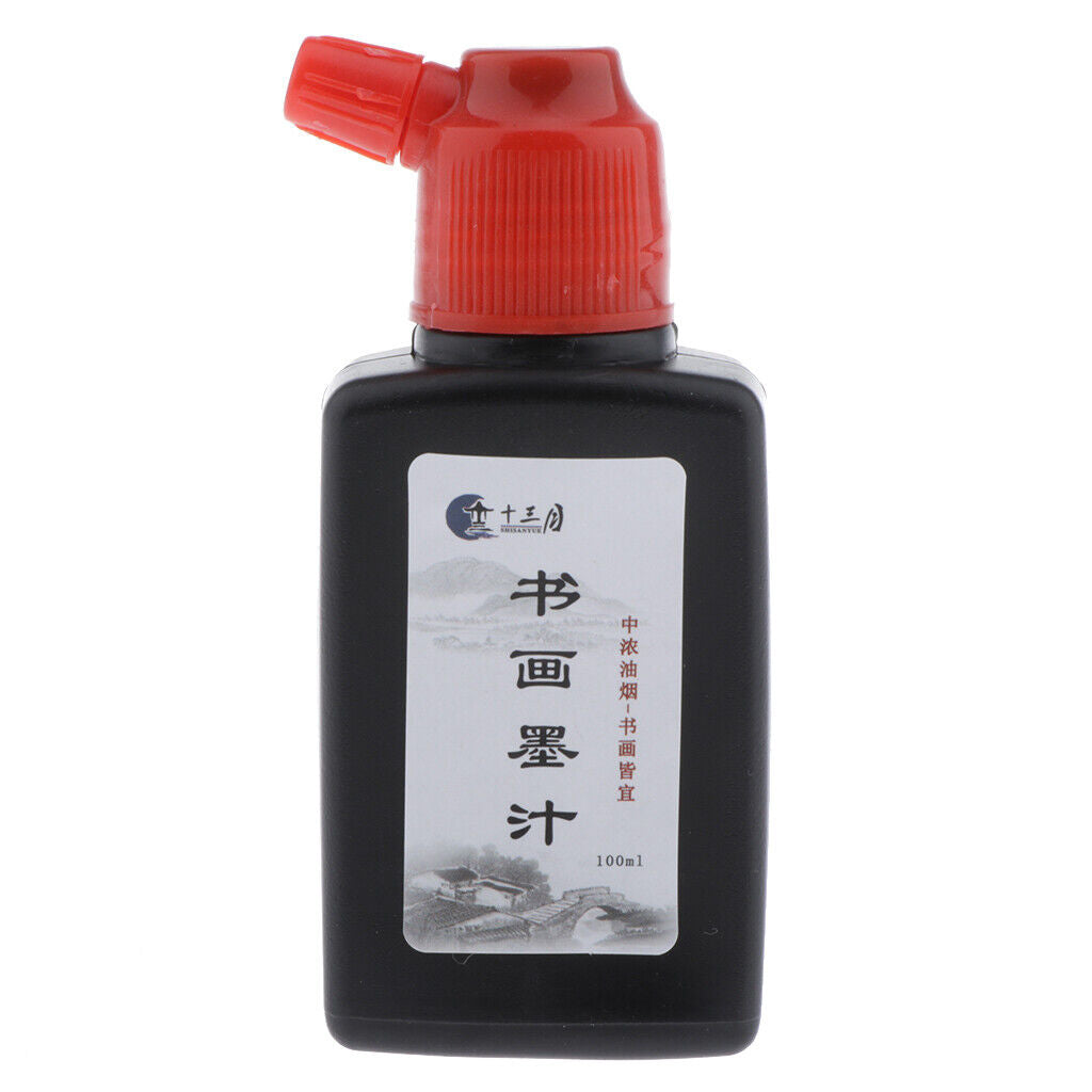 Sumi Ink Bottle Watercolor Writing Japanese Calligraphy Painting Brushes
