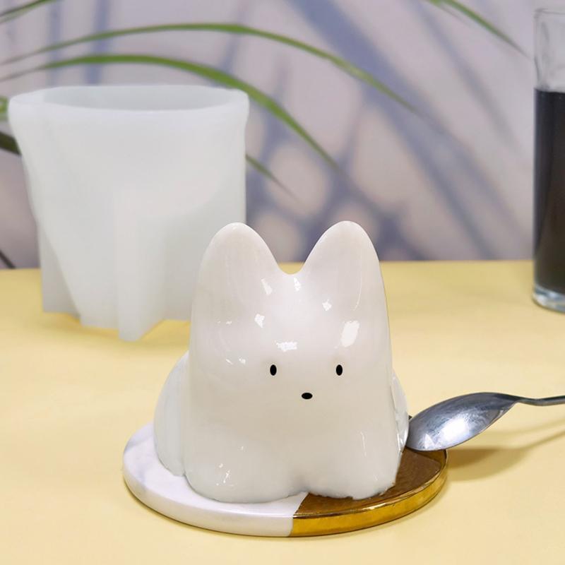 Cat Shaped Mold Cat Silicone Mould Handmade Plaster Mould Mousse Moulds DIY Tool