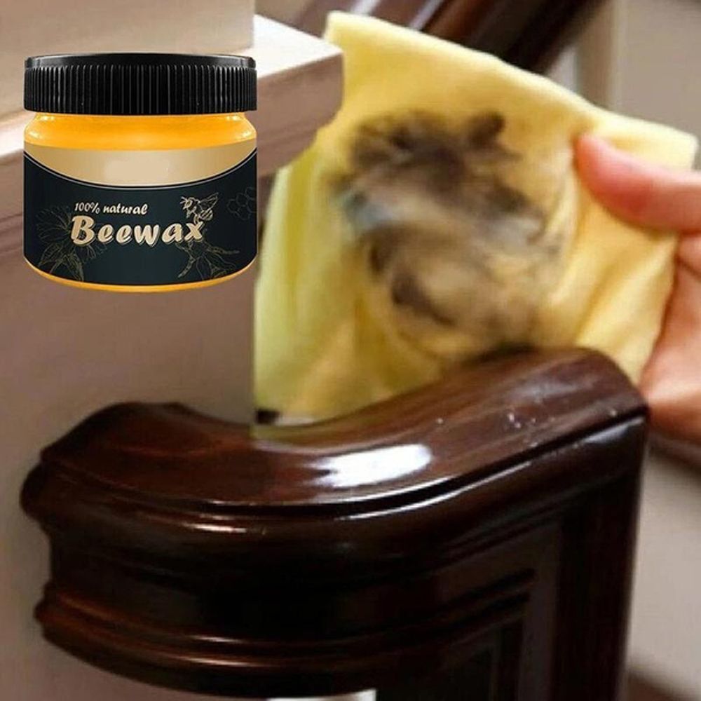 Cleaning Sponge Wood Seasoning Beewax Furniture Care Polishing Wax Waxing Wax