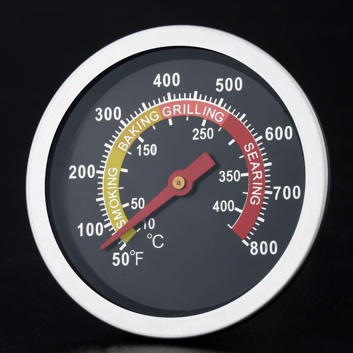 Steel Barbecue BBQ Oven Grill Wood Smoker Thermometer Temperature Gauge 800?