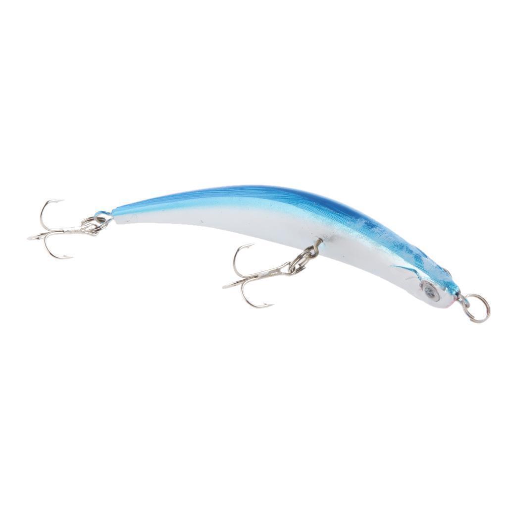 2Pcs Soft Fishing Lures Topwater Fishing Bait Fishing Hook Lure Green/Blue