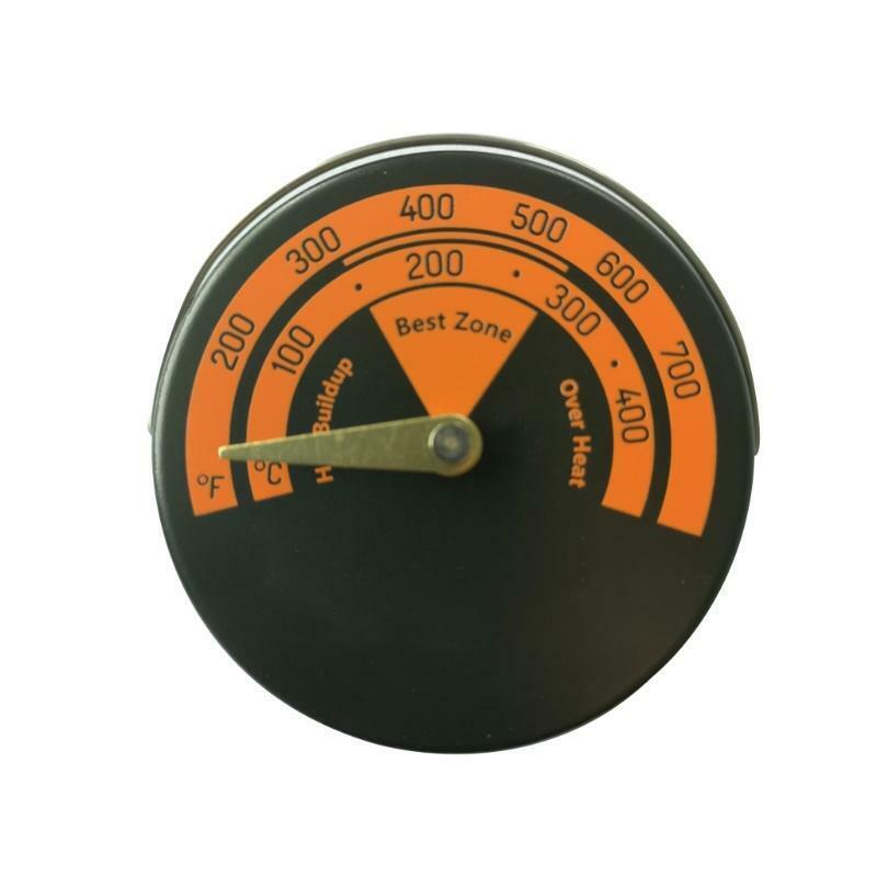 Magnetic Fireplace Fan Stove Thermometer for Log Wood Burner Temperature Gauge