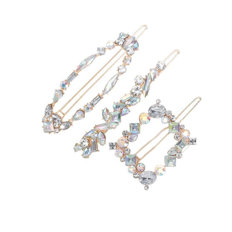 3 Pcs/set Fashion Luxury Women Hairpin Set Bridal Barrettes  Wedding Hair Clip