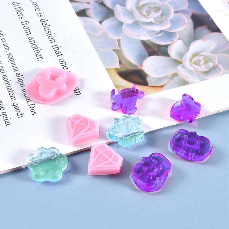 DIY Art Crafts Ear Studs Decorations Casting Mold Handmade Hanging Pendant Mold