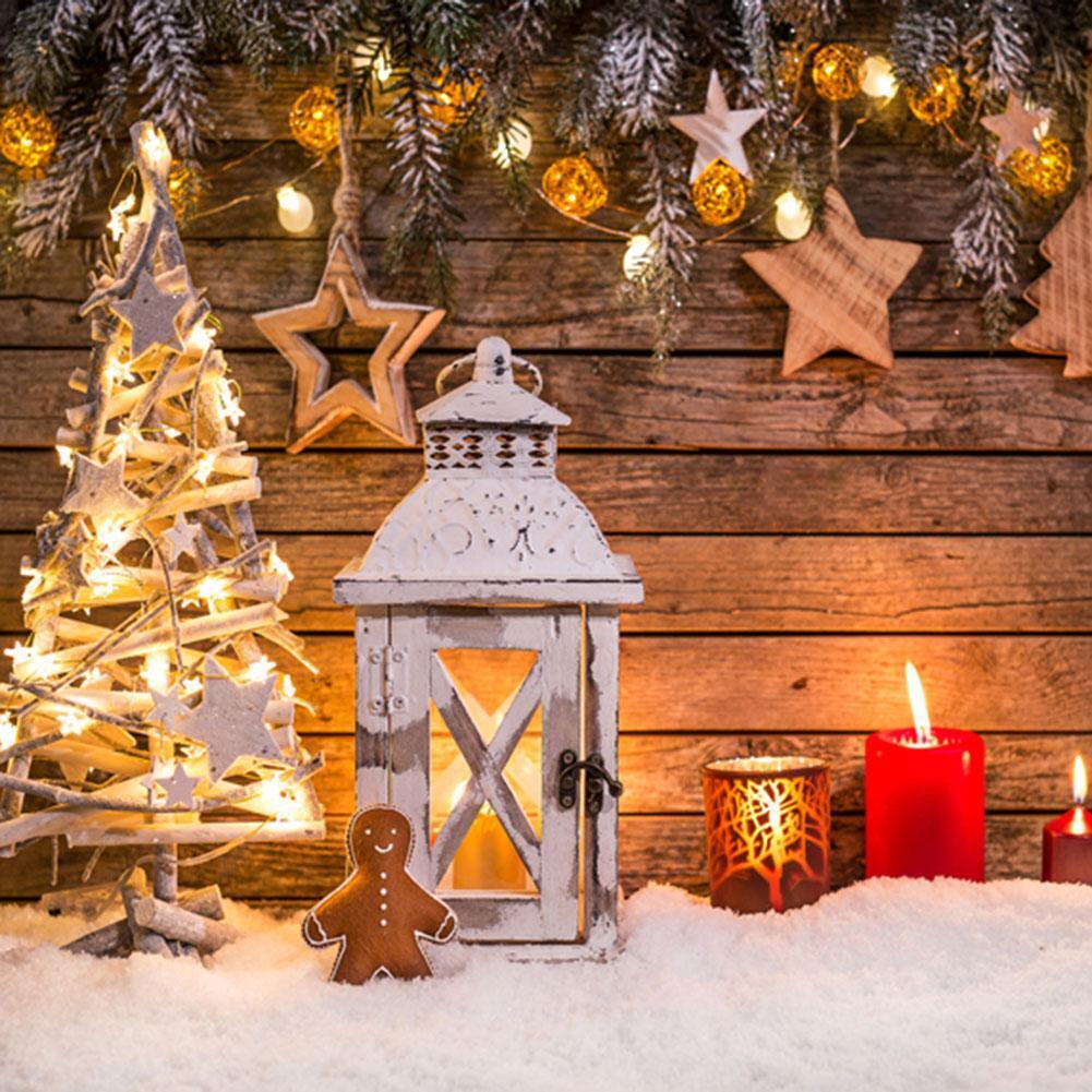 Christmas Backdrop Cloth Tree Snow Family Live Photo Studio Decor (Y-2202)