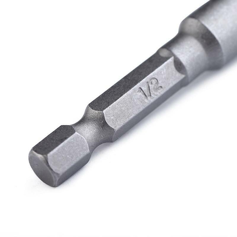 6pcs Hex Shank Wrench Drive Power Extension Drill Bit Socket Adapter Holder Tool