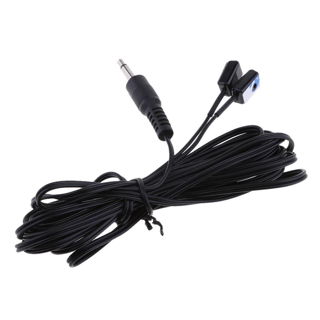 Premium 3 Meter IR  Cable 3.5mm Male to 2  Cable Television