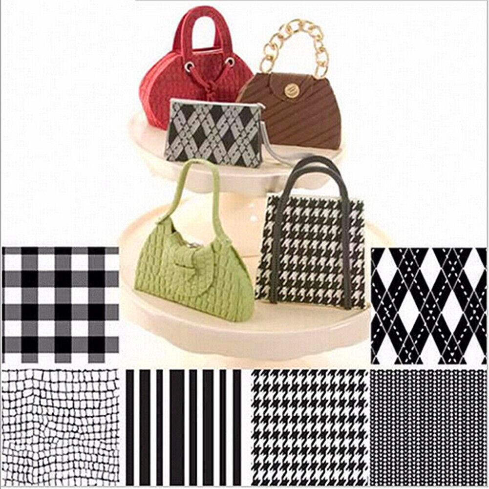 6pcs Fabric Cake Texture Mat Sugar Craft Decoration Fondant Cake Mold Tools