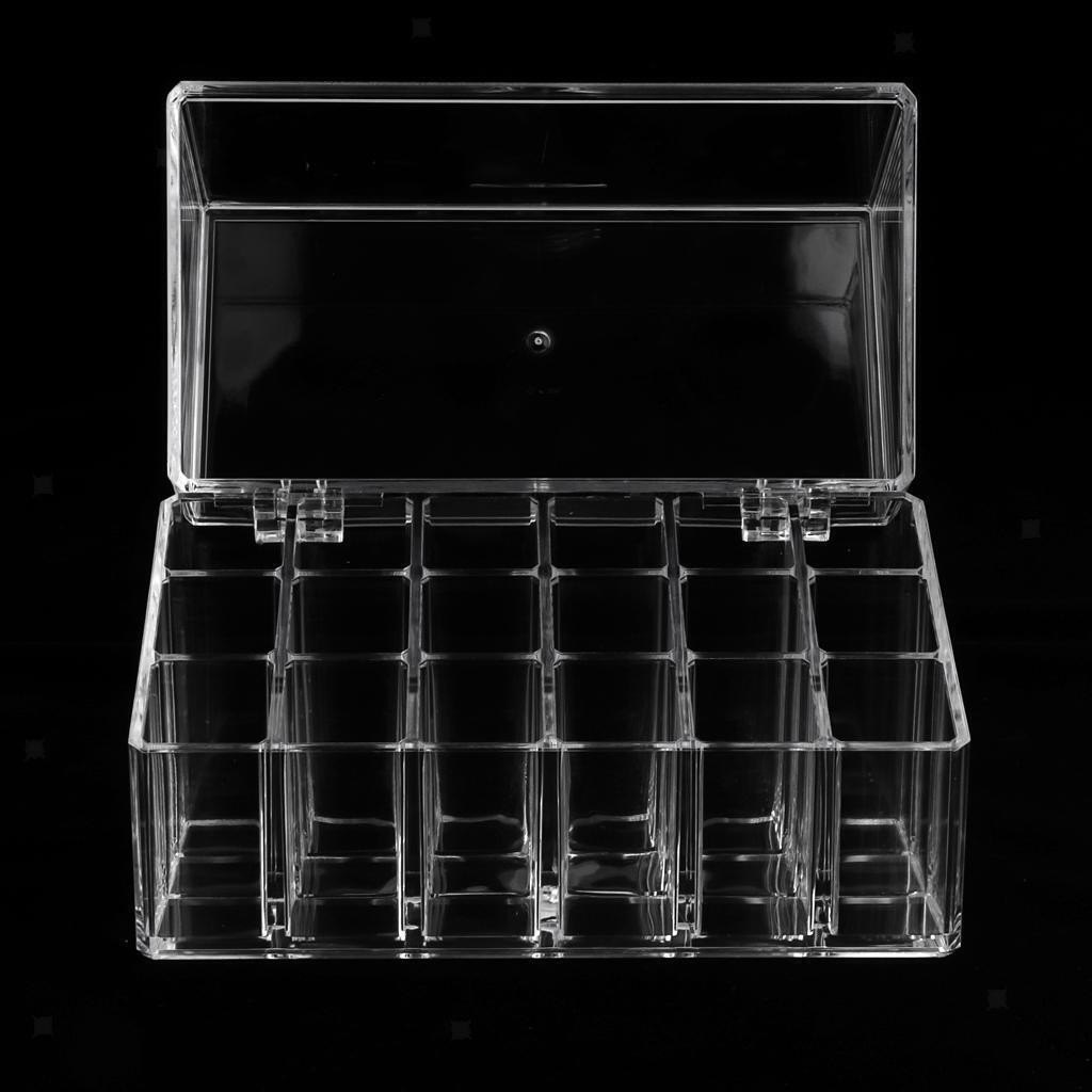 18 Slots Makeup Lipstick Lip Gloss Display Stand Rack Holder Organizer