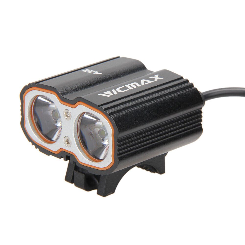 Waterproof Front Lamp 6000LM 2x CREE XM-L T6 USB LED Bike Bicycle Light