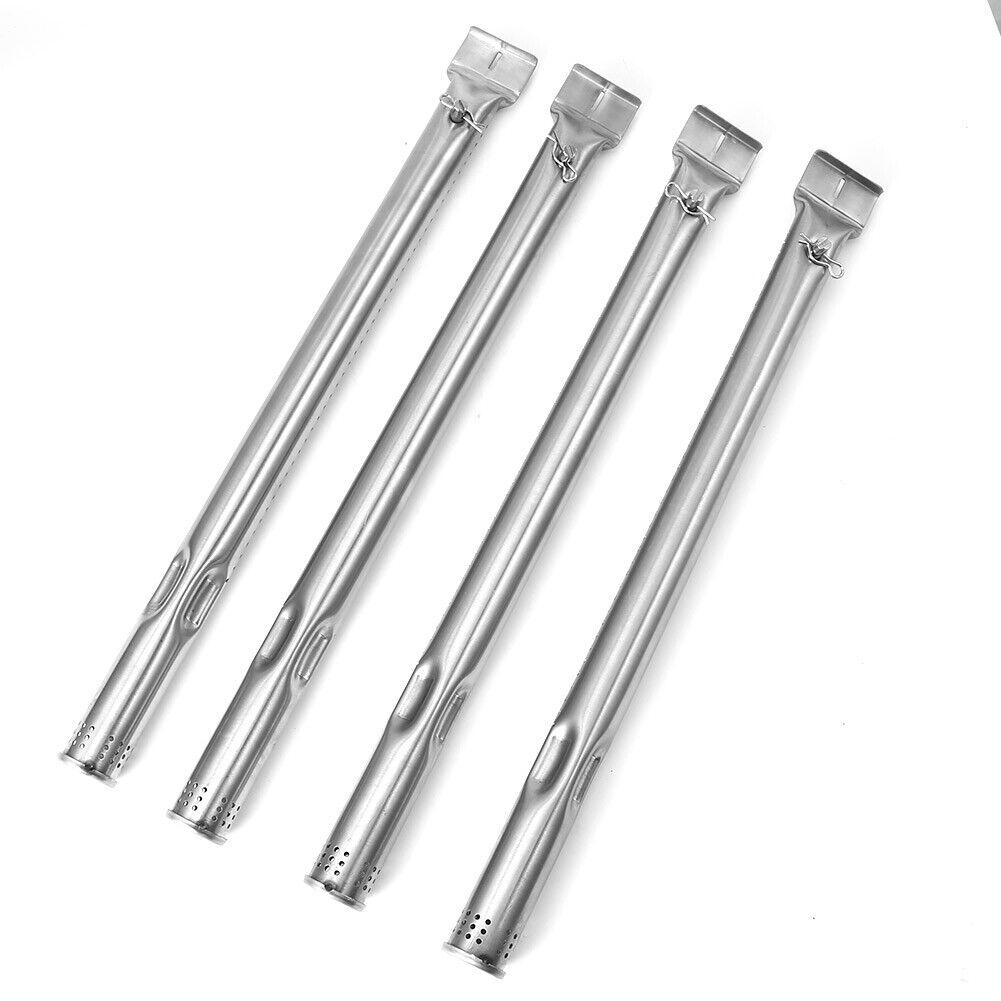 4x BBQ Gas Grill Tube Stainless Steel Barbecue Burners Replacement Pipes
