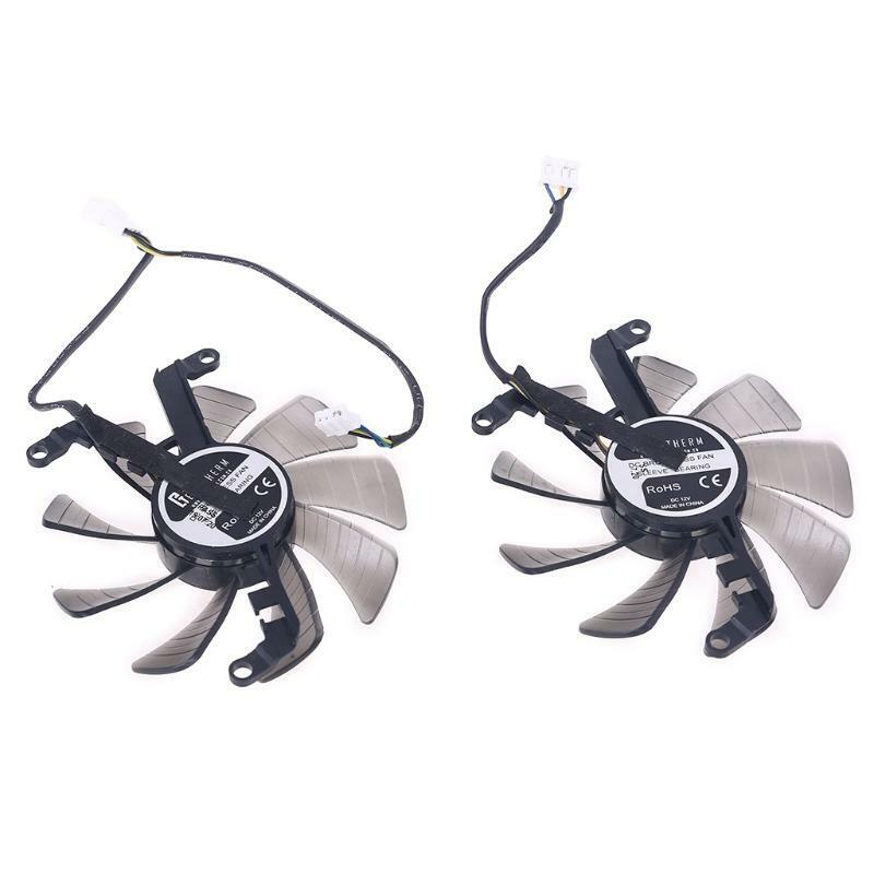 2pcs 85mm 4Pin Cooler Fan for Galax GeForce GTX 1660 RTX 2060 2070 Graphics Card