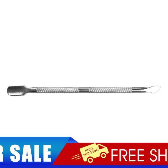 Nail File Cuticle Spoon Pusher Remover Stainless Steel Manicure Trimmer