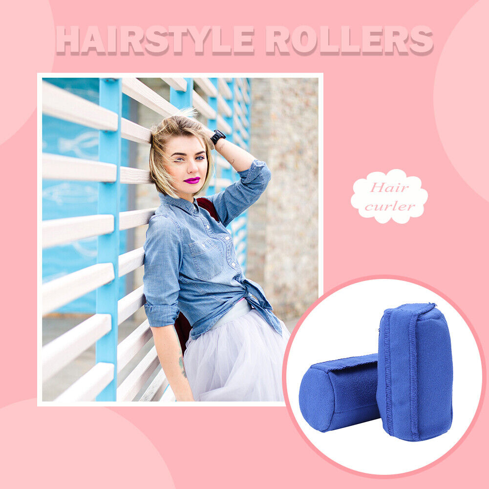 Portable Heatless Sponge Foam Hair Rollers DIY Soft Curler Styling Tool