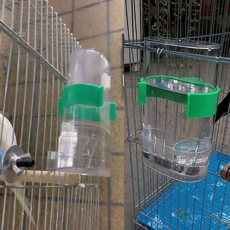 2Pcs Water Feeders for Birds Water Dispenser Automatic Food Feeder for Cockatiel