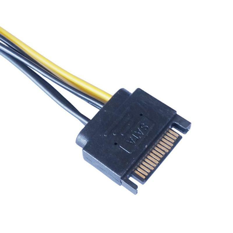 Sata to 8pin PCIe Graphics Card Power Cable Sata 15pin to 8pin PCI-e PCI Express
