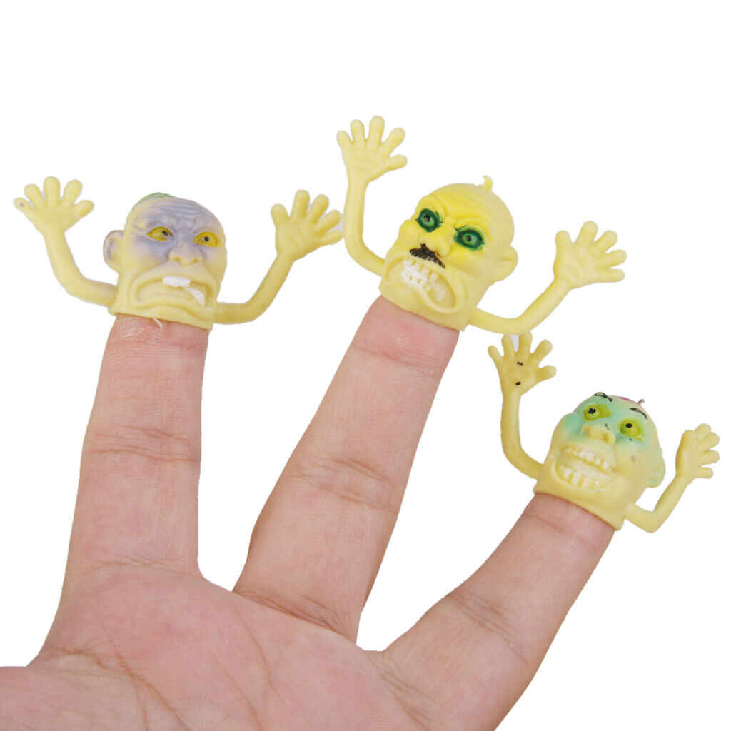 24 Zombie Monster Finger   Party Loot Favors Horror Gag Gift