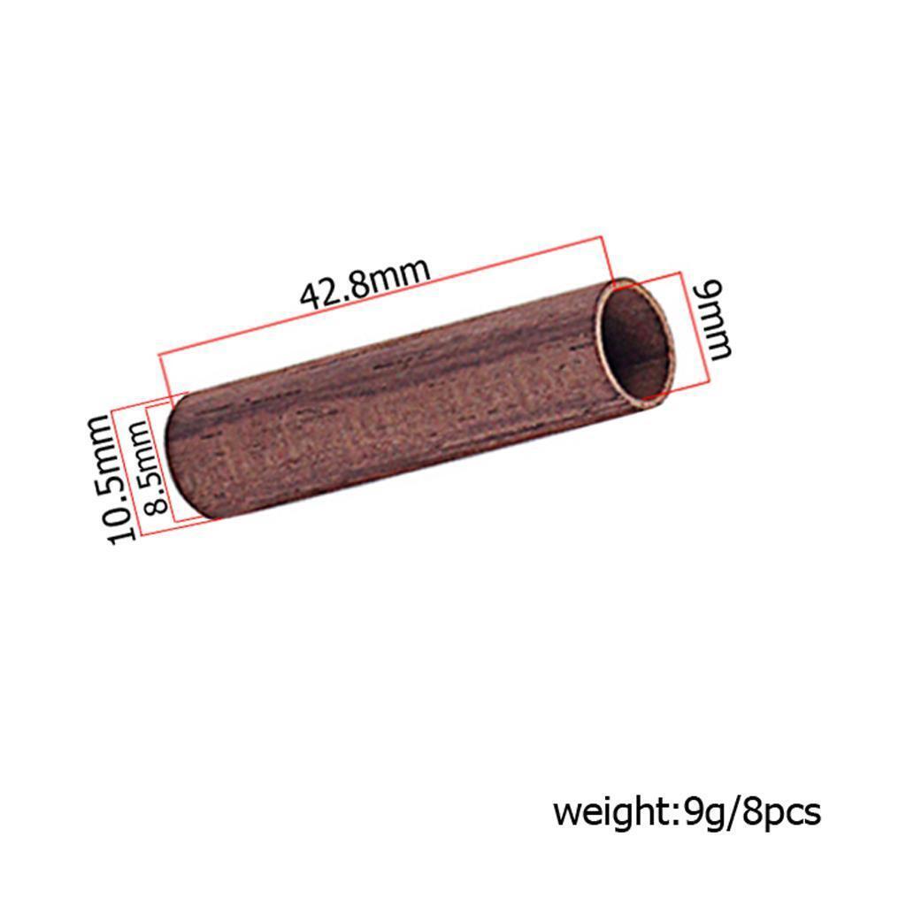 8pcs Rosewood Guitar Neck Replacement Tube for Guitar Luthiers  DIY