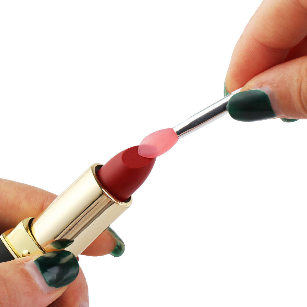Creative Exfoliating Lipstick Brush Lipstick Brush Set Silicone Lip Brush