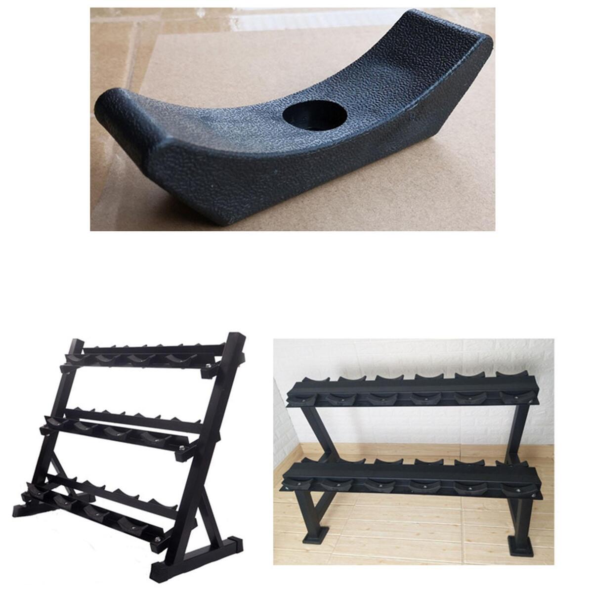 5 Pieces Dumbbell Saddles Dumbbell Holder Bracket for Dumbbell Rack Stand