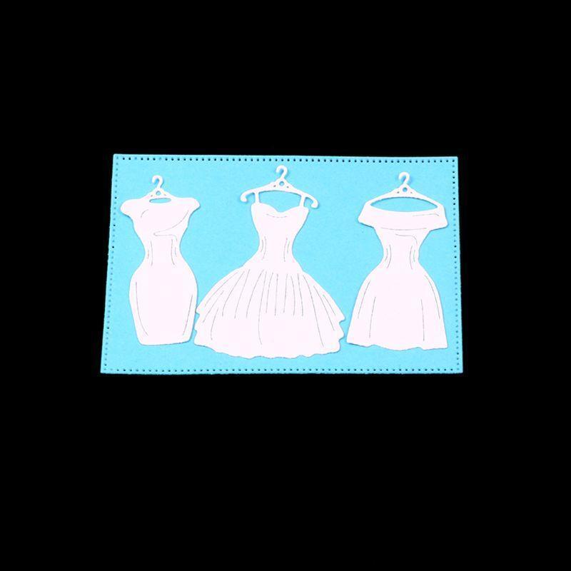 Dress Metal Cutting Dies DIY Scrapbooking Paper Stamping Die Decor