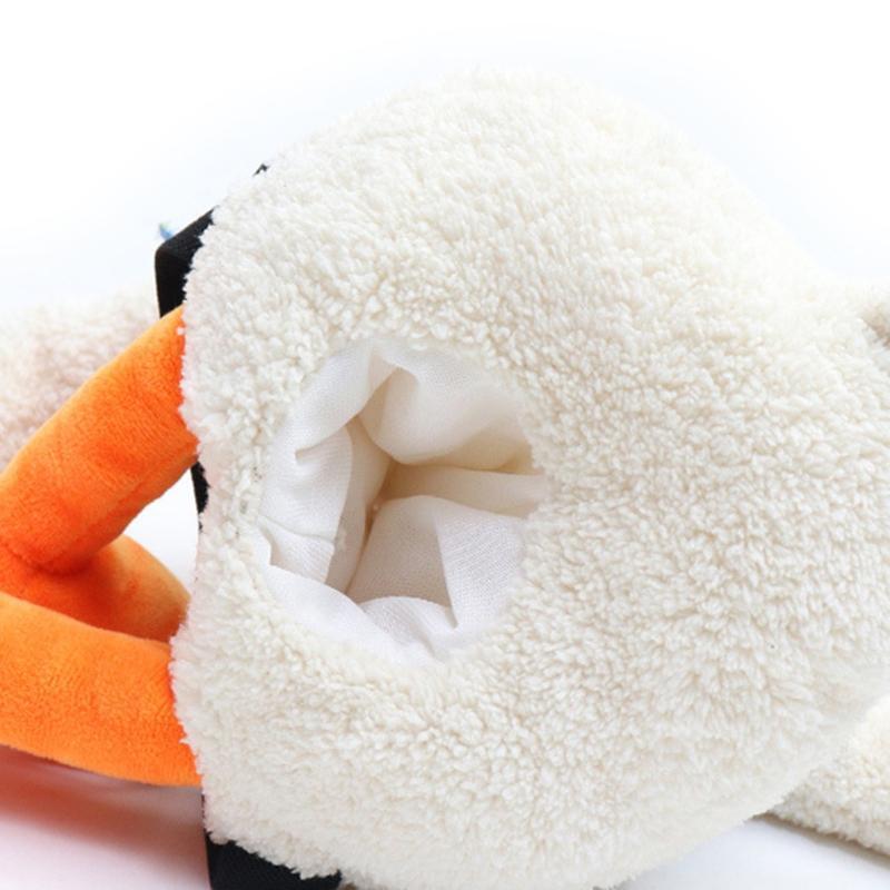 29cm Hand Sewing Duck Tissue Holder w/ Easy Hanging Hook Elastic Band for Office