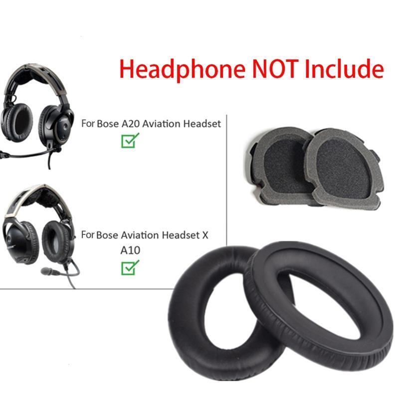 Premium Memory Foam Earpads forBose Aviation Headset X A10 A20 Earphone Ear Pads