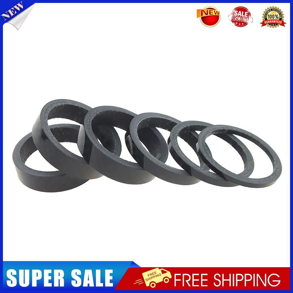 5x Carbon Fiber Bicycle Headset Washer MTB Road Bike Front Fork Gasket Ring
