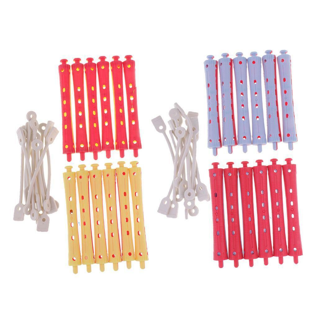 24x Professional Waves Hairdressing Perming Rods  Size DIY Rods