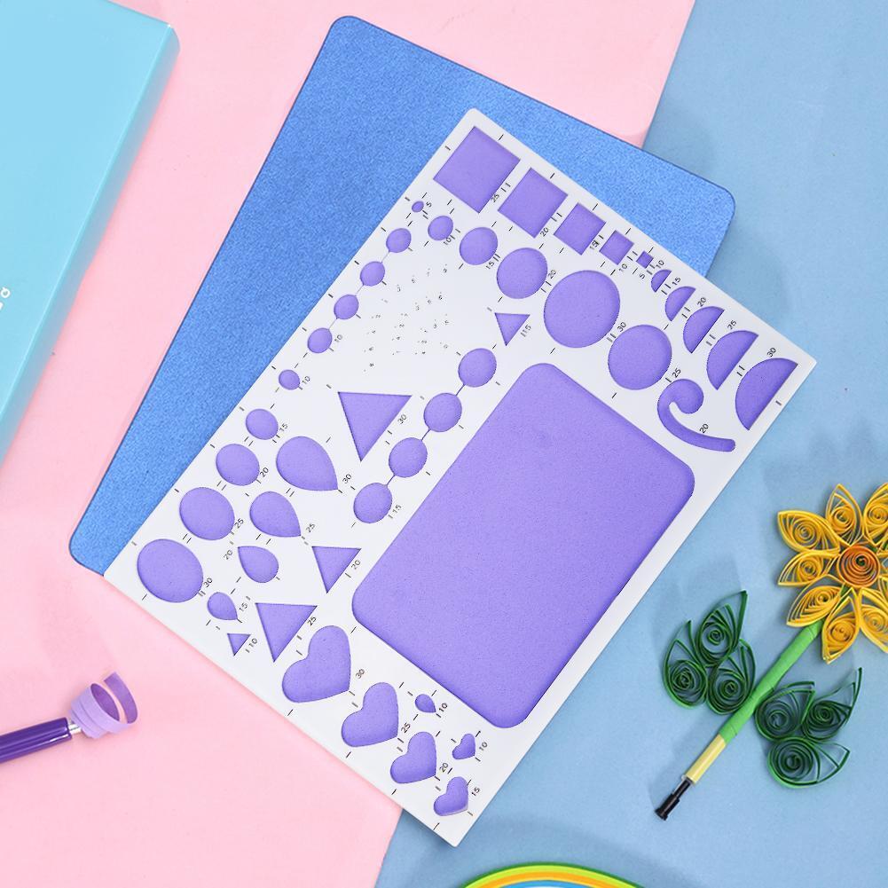 DIY Paper Quilling Tools Set Template Mould Board Tweezer Needles Pen Kit
