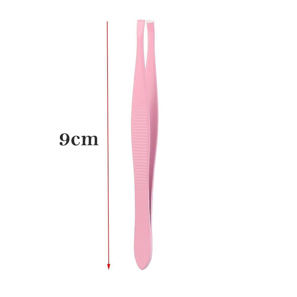 Stainless Steel Eyebrow Tweezer False Eyelash Clip Brow Trimmer Hair Removal