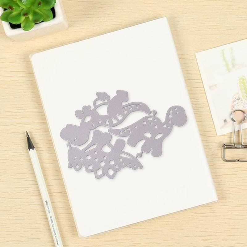 Dinosaur Metal Die Cuts Different Shapes Cute Animal Carbon Steel Cutting Dies