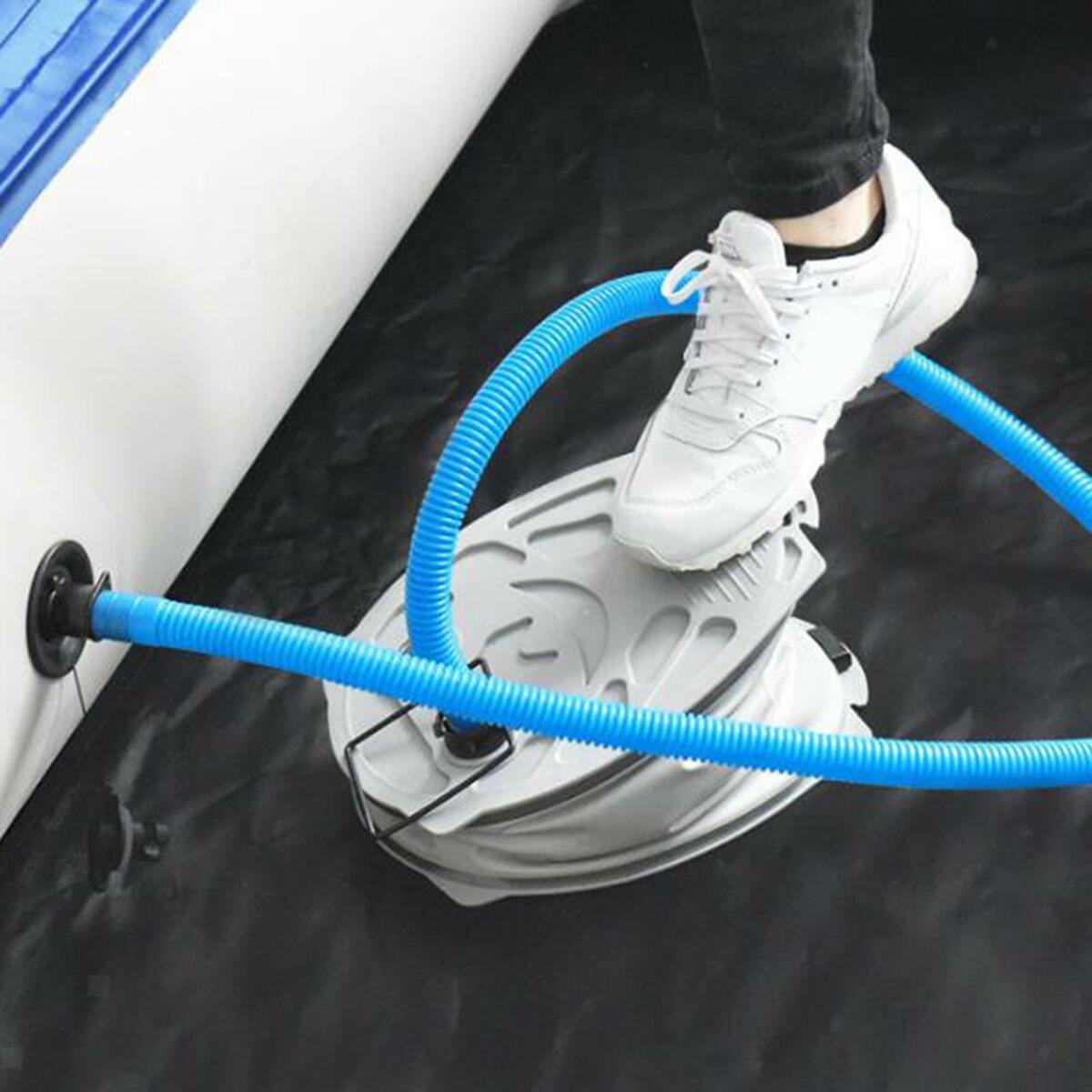 Bellows Foot Air Pump Inflator for Swimming Ring Inflatable  Kayak Canoe
