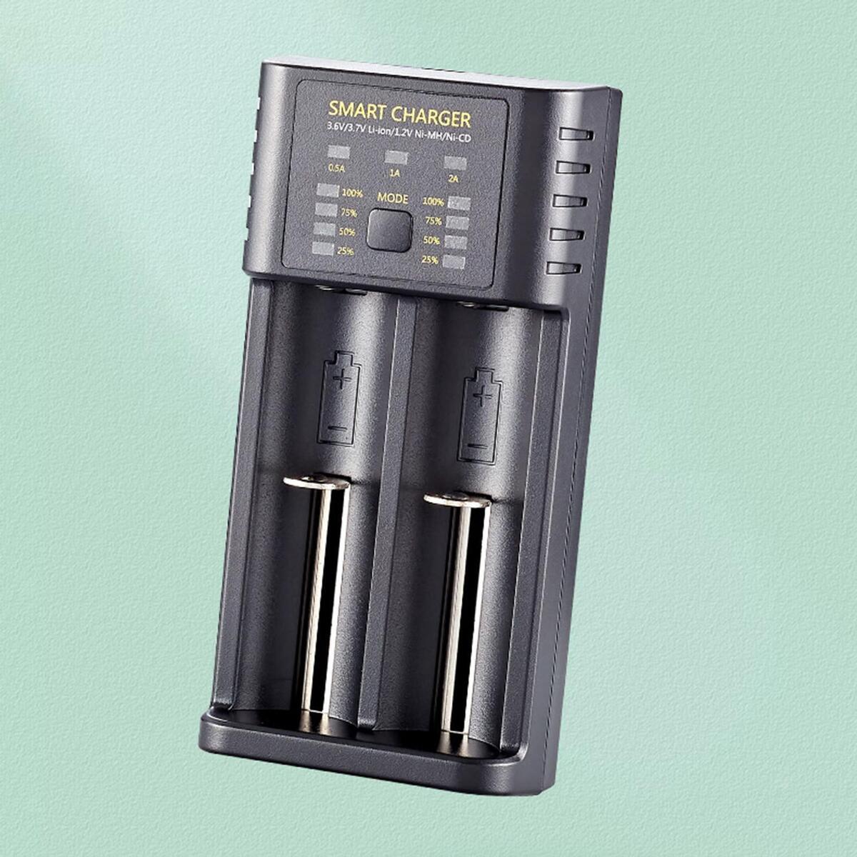 Dual Slot Intelligent Battery Charger Universal for Li-Ion/Imr AA/AAA 10400
