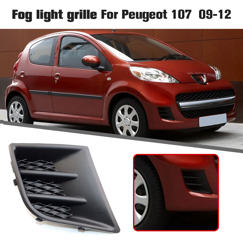 Car Fog Light Grille for Peugeot 107 09-12 Front Bumper Lamp Grill (Right)
