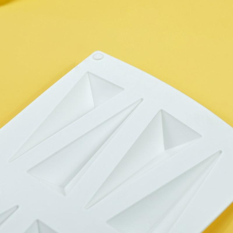 Triangular Diamond Shape Mold Craft Cake Chocolate Clay Soap Decorating Gift