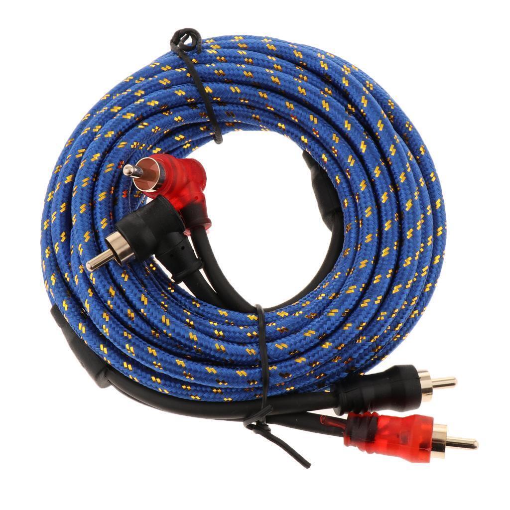 4 Gauge Amplifier Installation Wire Amp DIY Cable for Car Truck Audio, Blue