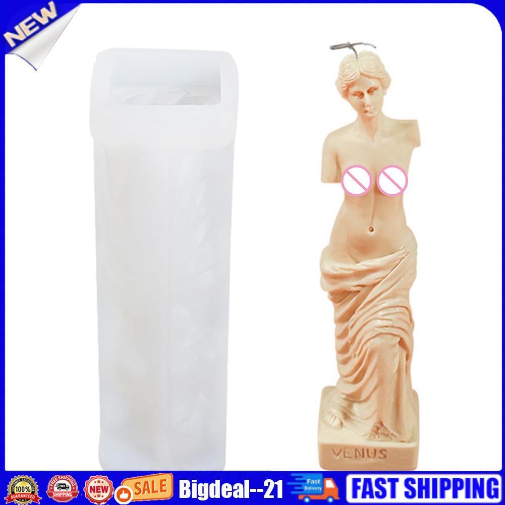 DIY Soap Mold Silicone Candle Making Wax Mould Human Body Shaped Handcraft