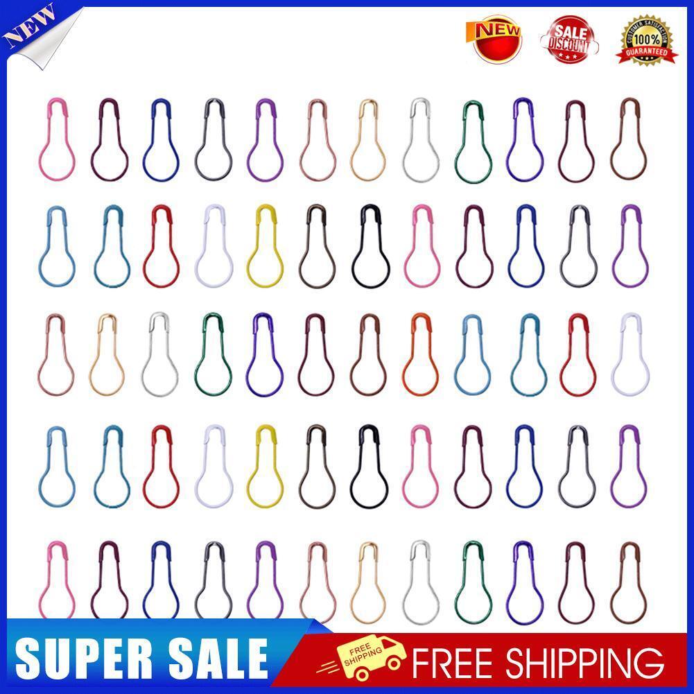 500pcs/pack Gourd Safety Pins Metal Clips Knitting Stitch Marker Tag Pins