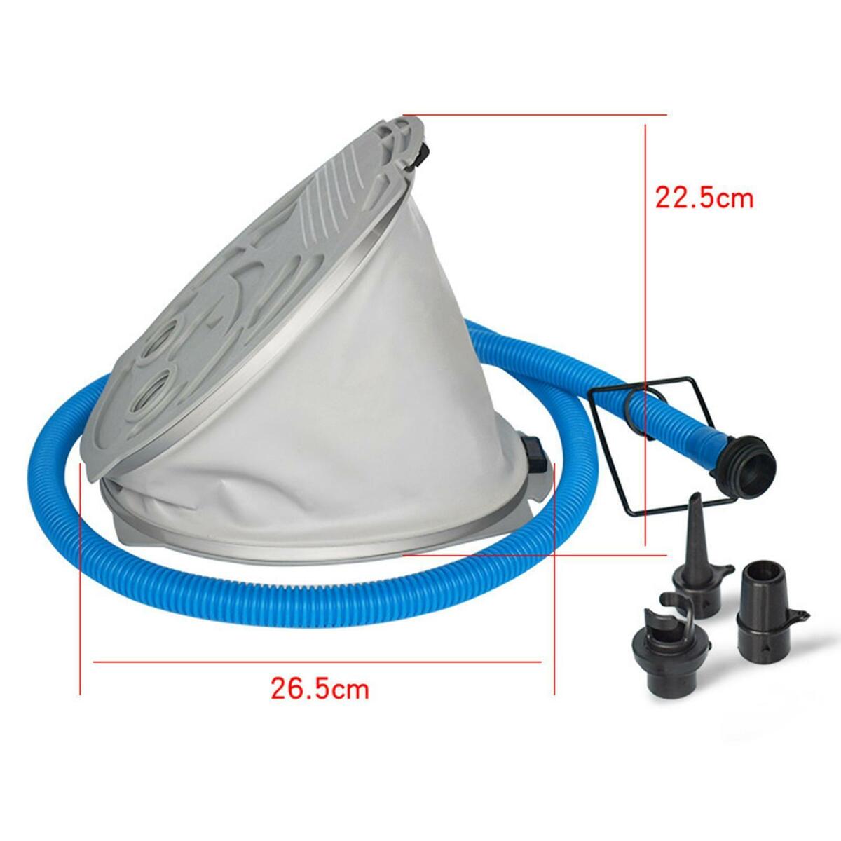 Bellows Foot Air Pump Inflator for Swimming Ring Inflatable  Kayak Canoe