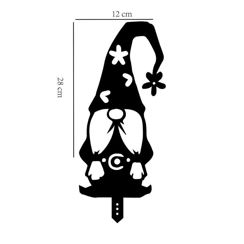 Garden Stake Decor Waterproof Durable Gnome Ornament Exquisite Dwarf Sculpture