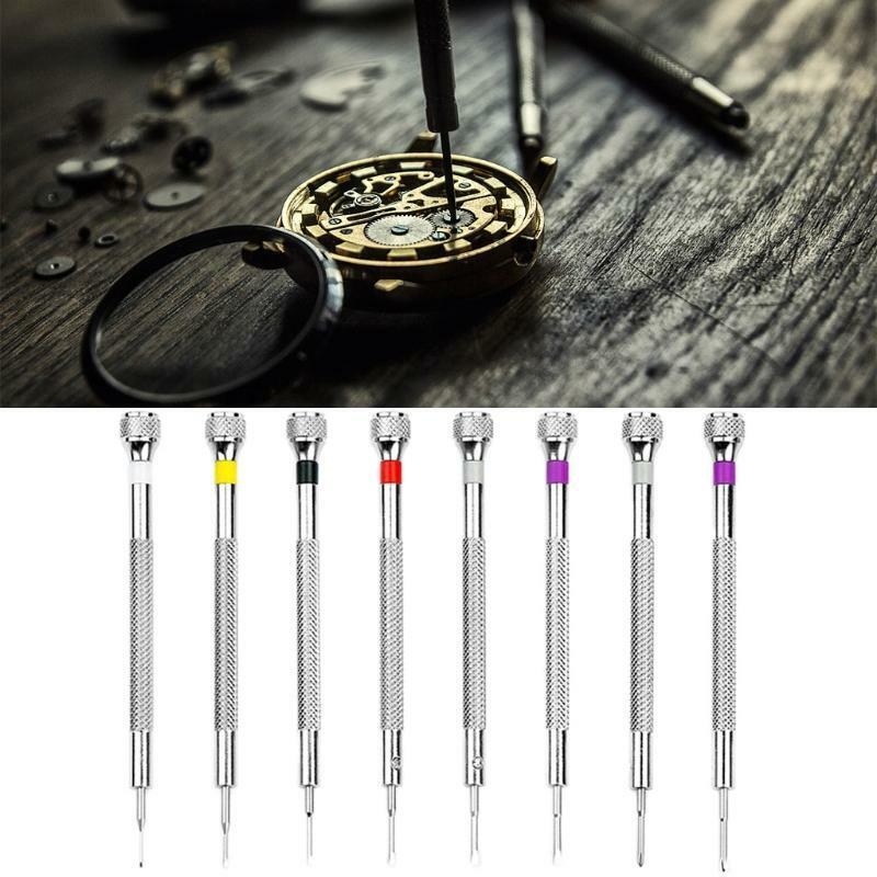 Micro Precision Jewelry Screwdriver Set Flat/Cross 0.6-1.6 mm Screwdriver Kit