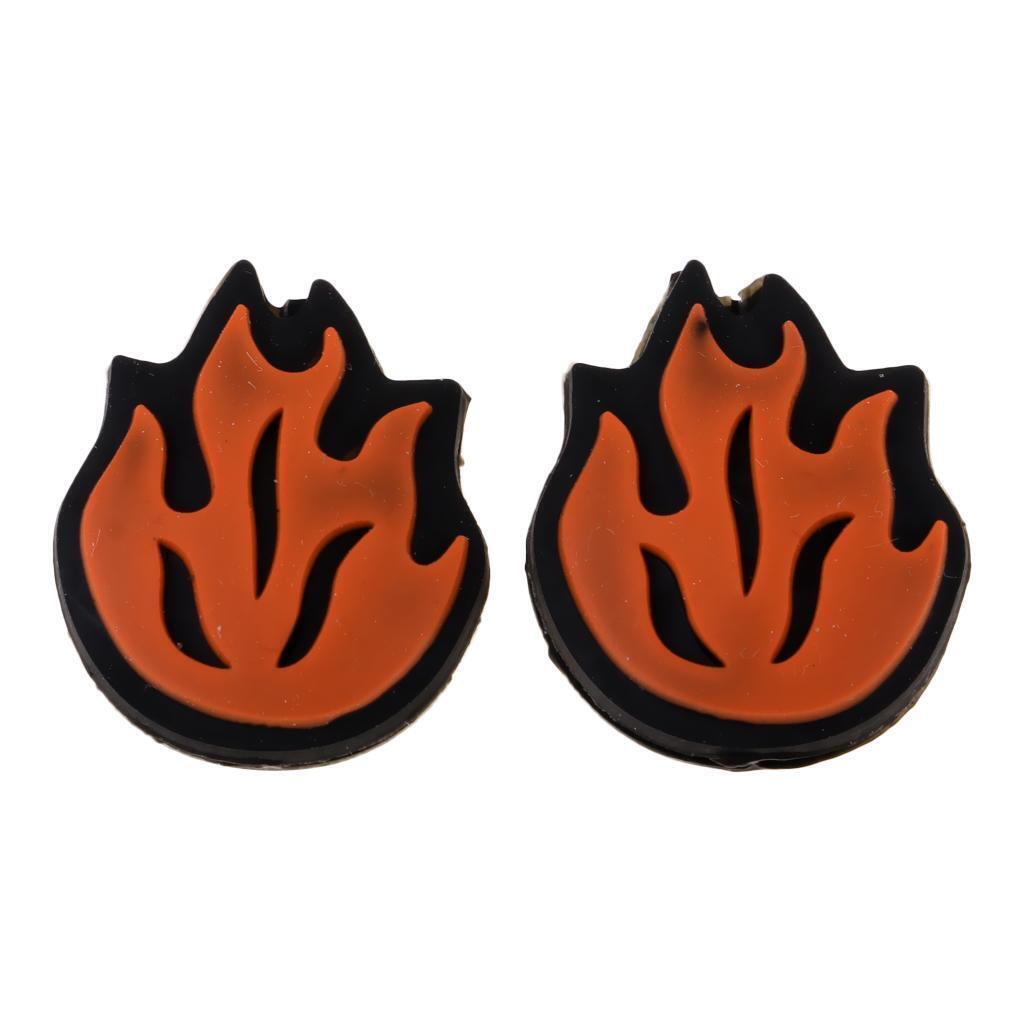 16x Durable Tennis Vibration Dampener Flame Fire Damper Shock Absorber