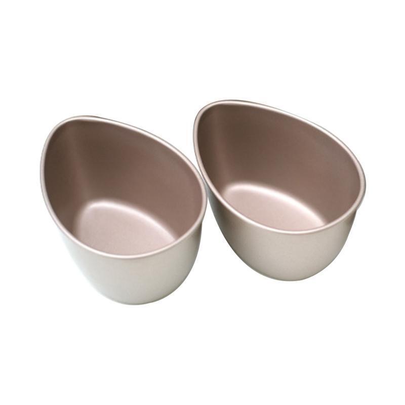 2 Pieces Poached Egg Cooker Carbon Steel Egg Poacher Cup Egg Poaching Cups