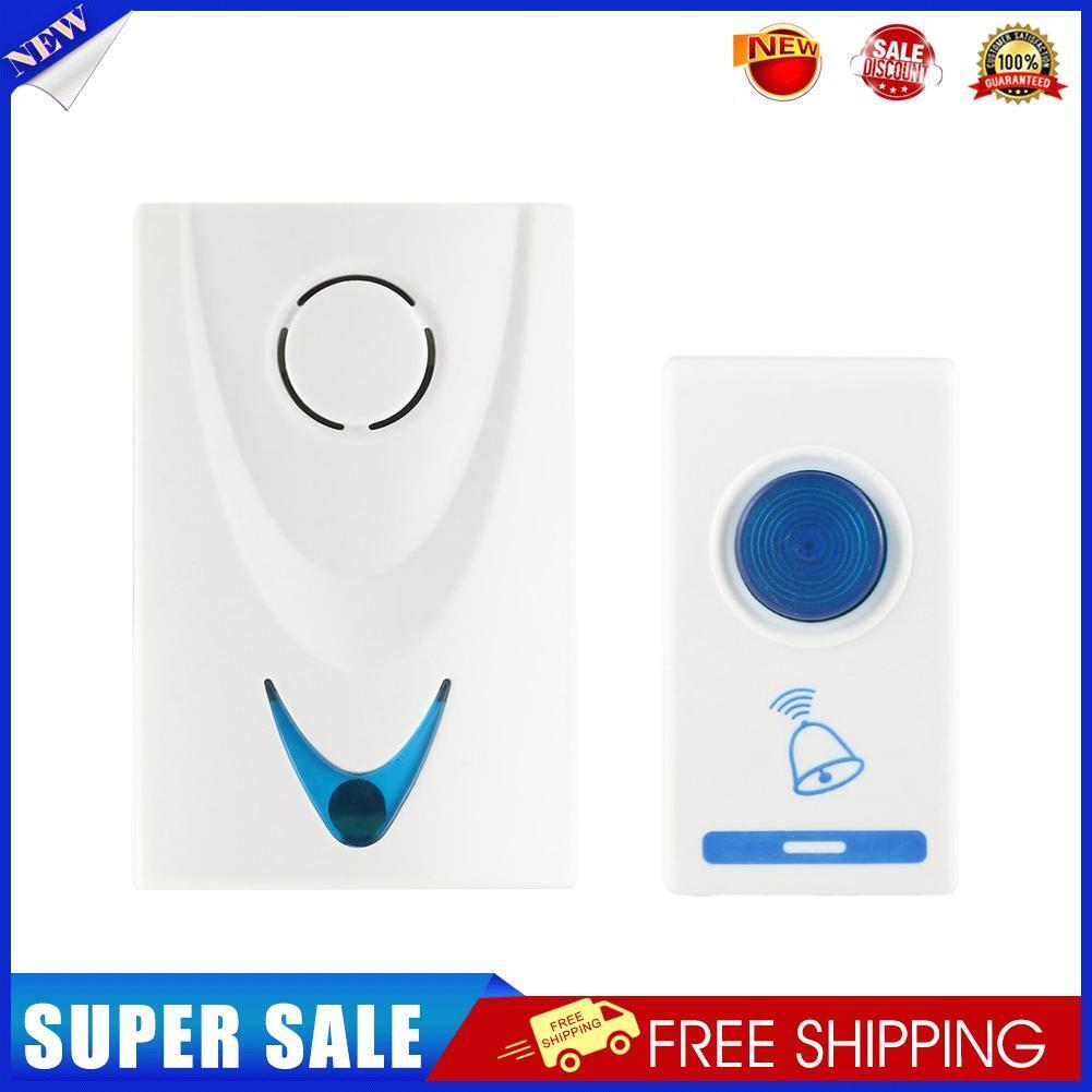 LED Wireless Chime Door Bell Doorbell Wireless Remote Control 32 Tune Songs