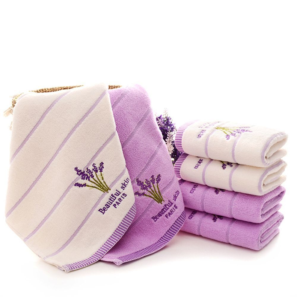 Quality Soft Face Towel Hand Towel Towel Embroidered Towels Lavender Bath Towel