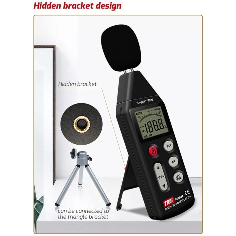TA8152A Noise Measuring Meter 40~130dB Audio Sound Level Meter Decibel Monitor